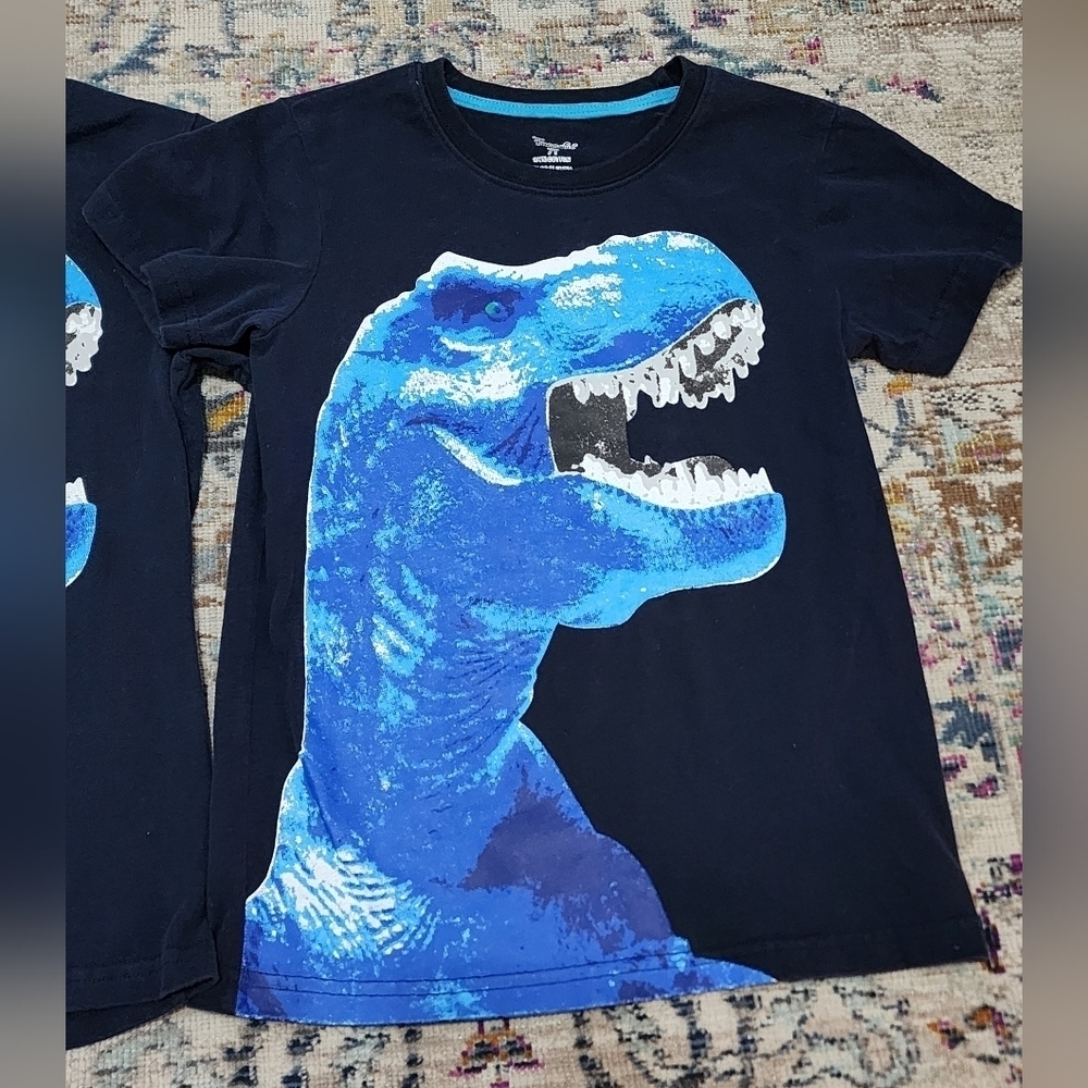 Frogwill Boys Navy Graphic Tyrannosaurus Top, sz 7T (Prive Per Shirt) - Picture 4 of 5